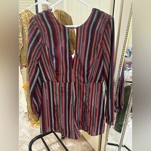 Womens LS Romper - Lush